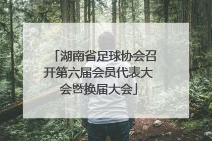 湖南省足球协会召开第六届会员代表大会暨换届大会