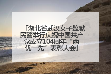湖北省武汉女子监狱民警举行庆祝中国共产党成立104周年“两优一先”表彰大会