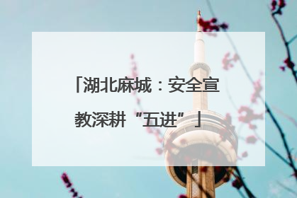 湖北麻城：安全宣教深耕“五进”