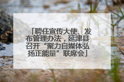 聘任宣传大使、发布管理办法，延津县召开“聚力自媒体弘扬正能量”联席会