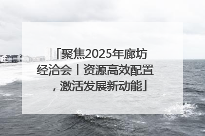聚焦2025年廊坊经洽会丨资源高效配置，激活发展新动能