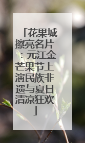 花果城擦亮名片：元江金芒果节上演民族非遗与夏日清凉狂欢