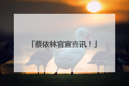 蔡依林官宣喜讯！