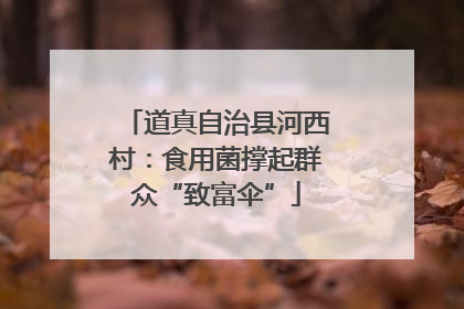 道真自治县河西村：食用菌撑起群众“致富伞”
