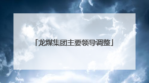龙煤集团主要领导调整
