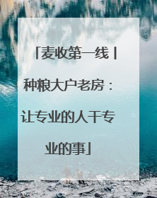 麦收第一线丨种粮大户老房：让专业的人干专业的事