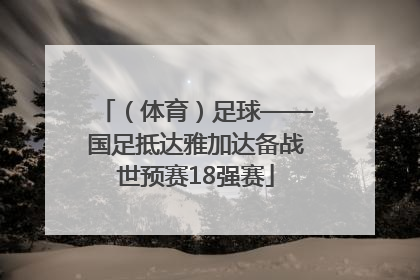 （体育）足球——国足抵达雅加达备战世预赛18强赛