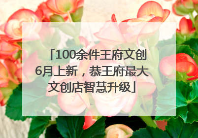100余件王府文创6月上新，恭王府最大文创店智慧升级