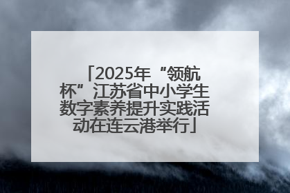 2025年“领航杯”江苏省中小学生数字素养提升实践活动在连云港举行
