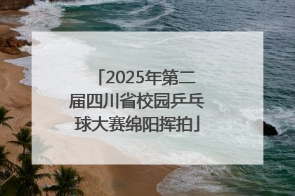 2025年第二届四川省校园乒乓球大赛绵阳挥拍