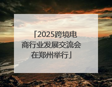 2025跨境电商行业发展交流会在郑州举行