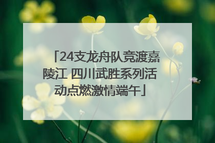 24支龙舟队竞渡嘉陵江 四川武胜系列活动点燃激情端午