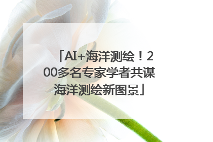 AI+海洋测绘！200多名专家学者共谋海洋测绘新图景