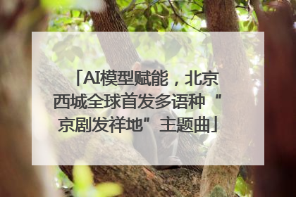 AI模型赋能，北京西城全球首发多语种“京剧发祥地”主题曲