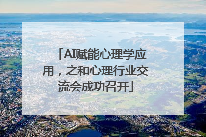 AI赋能心理学应用，之和心理行业交流会成功召开